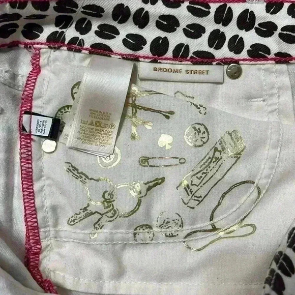 Kate Spade Coffee Bean Broom St Capri white/Brown - Picture 6 of 12